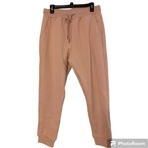 Unknown Brand, Large, light peach colored insulated joggers. Warm, cozy, snow